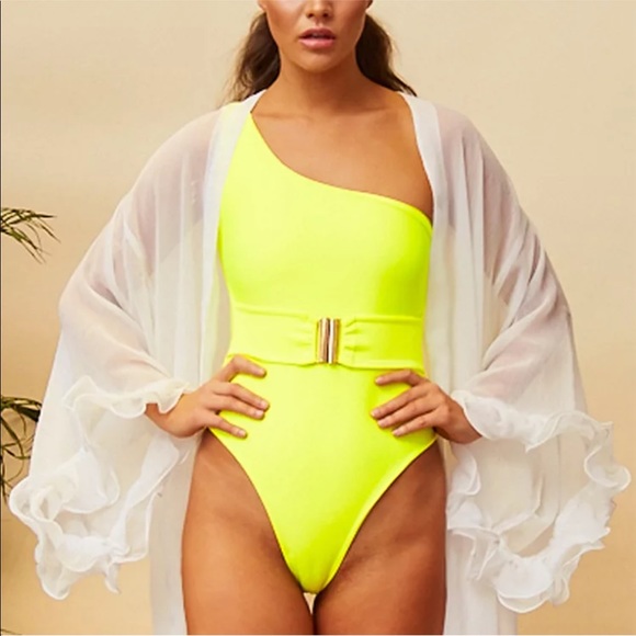 333 cynthia one shoulder monokini - Picture 3 of 6